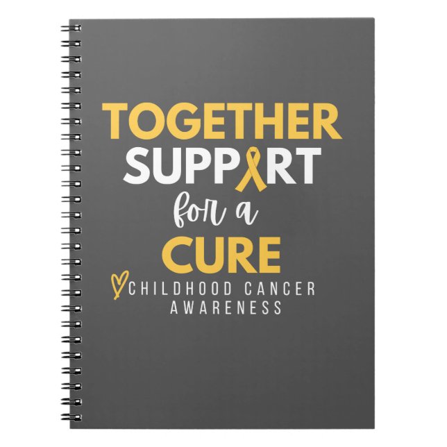 Cuaderno soporte conjunto para curar el cáncer Espiral de b (Frente)