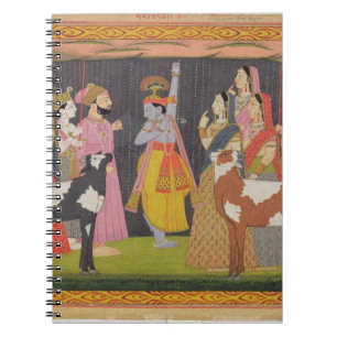 Cuaderno Soporte de elevación Govardhana de Krishna, del