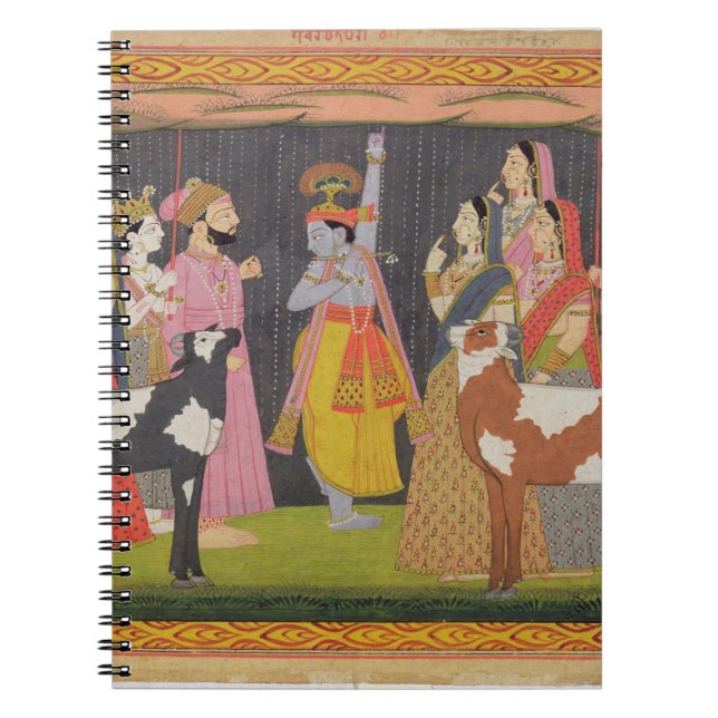 Cuaderno Soporte de elevación Govardhana de Krishna, del (Frente)