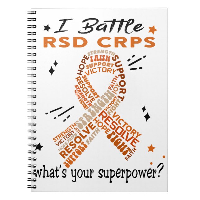 Cuaderno Soporte de RSD CRPS Warriors Gifts (Frente)