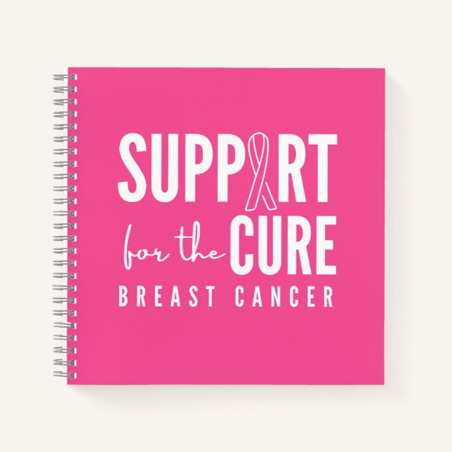 Cuaderno soporte para cáncer de mama cura para el reloj de  (Anverso)
