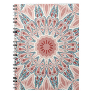 Cuaderno Sorprendente arte fractal moderno Kaleidoscope Man