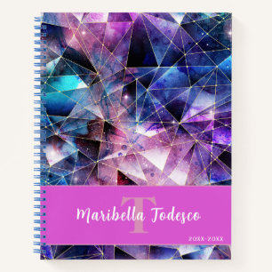 Cuaderno Sorprendente oro multicolor Gemstone