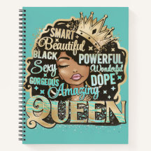 Sorprendente reina Melanin Mujer Sista Bling Drin