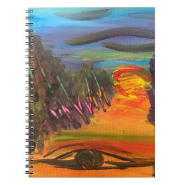 Cuaderno Soulful Horizon Hand Painted Design 