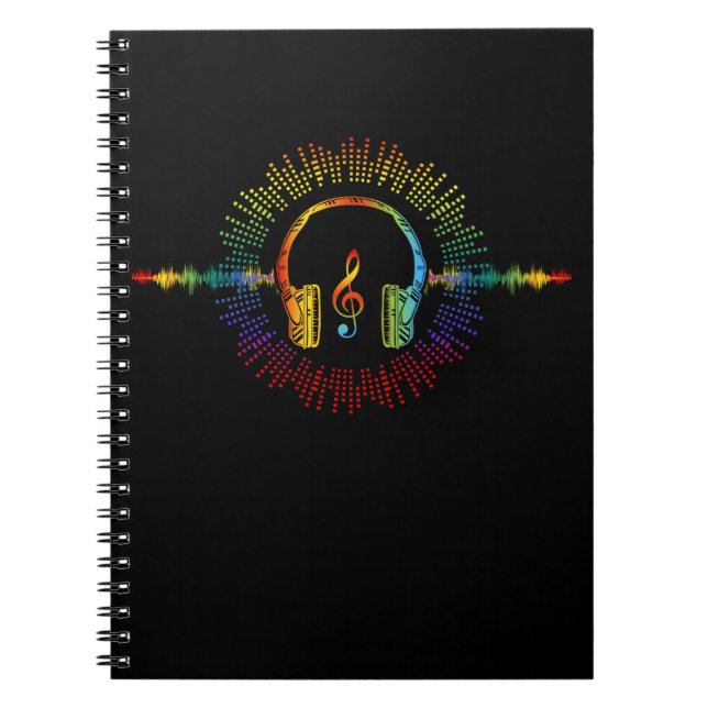 Cuaderno Sound Engineer Audio Wave Audio Engineer Music (Frente)