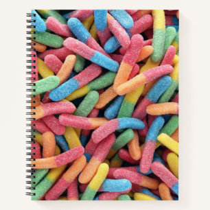 Cuaderno Sour Gummy Worms
