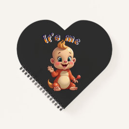 Cuaderno souriez à la joie de bébé mignonne, et au bonheur.