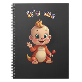 Cuaderno souriez à la joie de bébé mignonne, et au bonheur.
