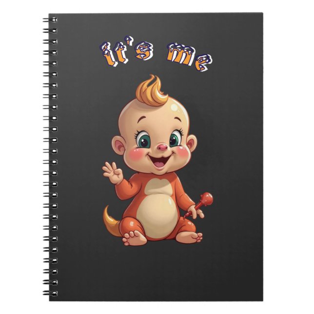 Cuaderno souriez à la joie de bébé mignonne, et au bonheur. (Frente)
