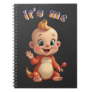 Cuaderno souriez à la joie de bébé mignonne, et au bonheur.
