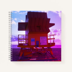 Cuaderno South Beach, Miami Lifeguard Stand (Ocean Rescue)