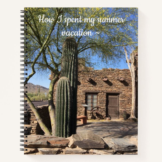 Cuaderno South Mountain Park; Phoenix, AZ - Viajes (Anverso)