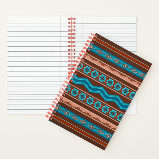 Cuaderno Southwest Style Geometric Cameron Gorge Design (Interior)