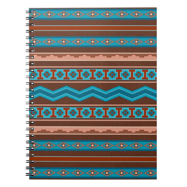 Cuaderno Southwest Style Geometric Cameron Gorge Design (Frente)