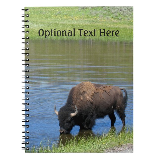 Cuaderno Souvenir de búfalo de piedra amarilla (Frente)