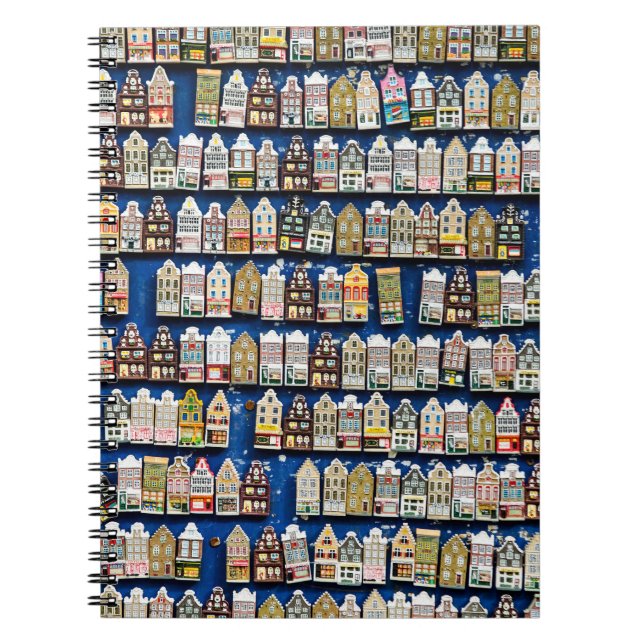 Cuaderno souvenirs holandeses, escena de la calle de Amster (Frente)