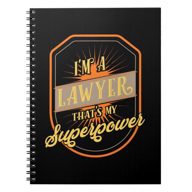 Cuaderno Soy Abogado (Frente)