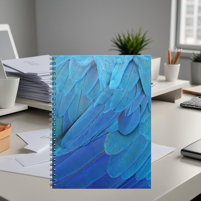 Cuaderno Soy azul - plumas de Macaw (Subido por el creador)