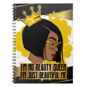 Cuaderno Soy bella, melanin, mujeres negras