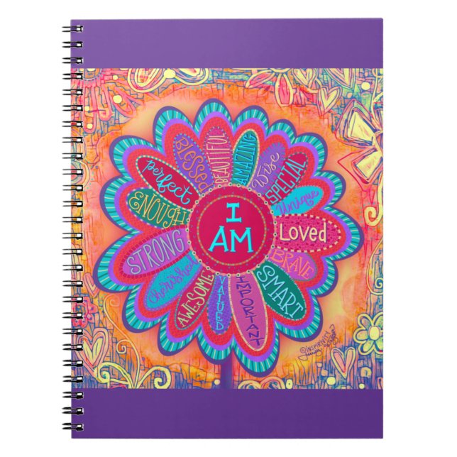 Cuaderno Soy Bonito Inspiradora Inespiritividad Floral (Frente)