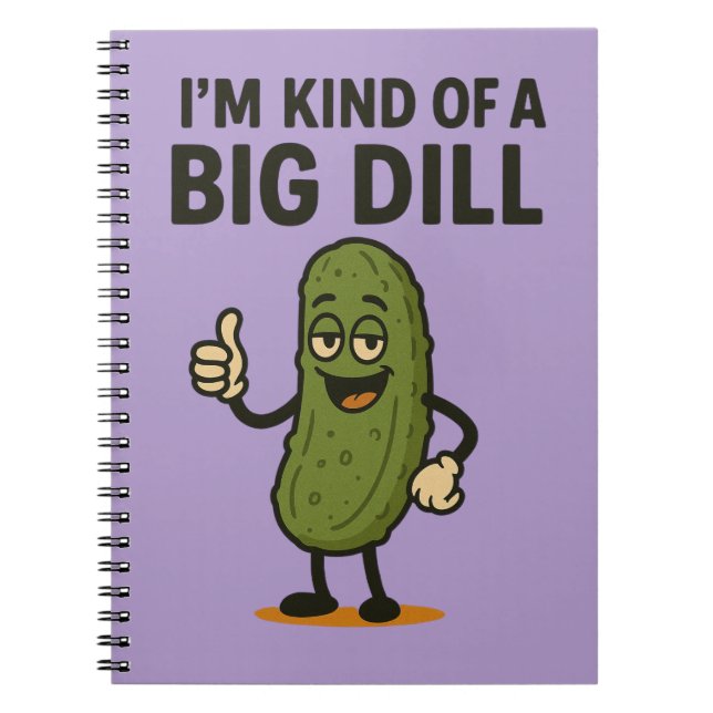 Cuaderno Soy como un Gran Dill (Frente)