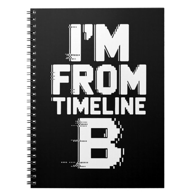 Cuaderno Soy de la línea de tiempo B (Frente)