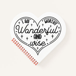 Cuaderno Soy digno, maravilloso y sabio