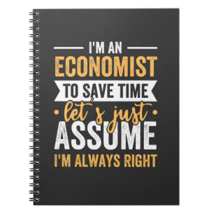Cuaderno Soy economista para ahorrar tiempo, asumamos