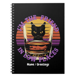 Cuaderno Soy el amigo en lugares bajos y una cita divertida