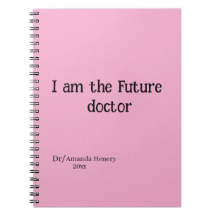 Cuaderno soy el futuro médico Spiral Photo Notebook