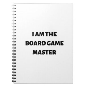 Cuaderno Soy el maestro del juego de mesa