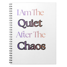 Cuaderno Soy El Silencio Después Del Caos