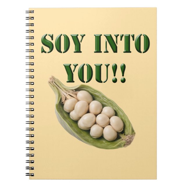 Cuaderno Soy En Ti: Una Historia De Amor Vegan, (Frente)