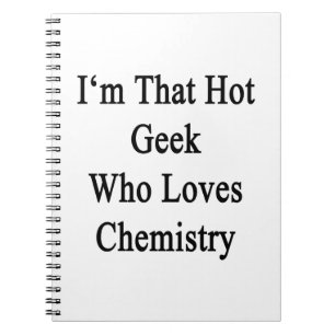 Cuaderno Soy ese friki caliente que ama química