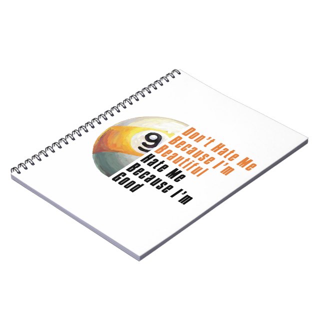 Cuaderno Soy Hermosa, Soy Buena 9 Ball (Lado Izquierdo)