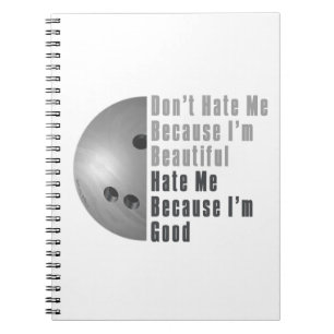 Cuaderno Soy Hermosa, Soy Buena Bola Gray