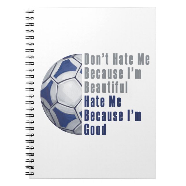 Cuaderno Soy Hermosa, Soy Buena Futbal (Frente)
