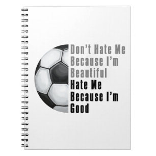 Cuaderno Soy Hermoso Estoy Bien Balón de Fútbol