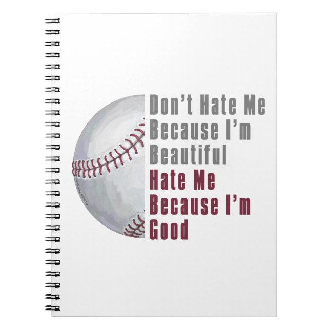 Cuaderno Soy Hermoso. Soy Buen Béisbol. (Frente)