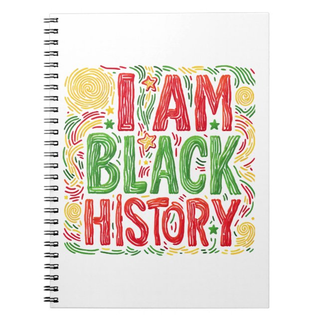 Cuaderno Soy historia negra - Activismo negro (Frente)