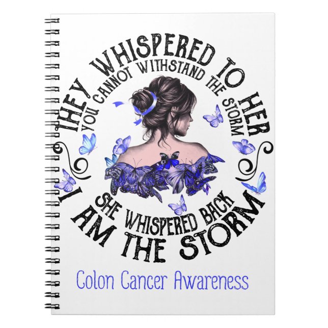 Cuaderno Soy La Conciencia Sobre El Cáncer De Colón De Torm (Frente)