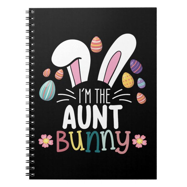 Cuaderno Soy la familia de la tía Bunny Easter (Frente)