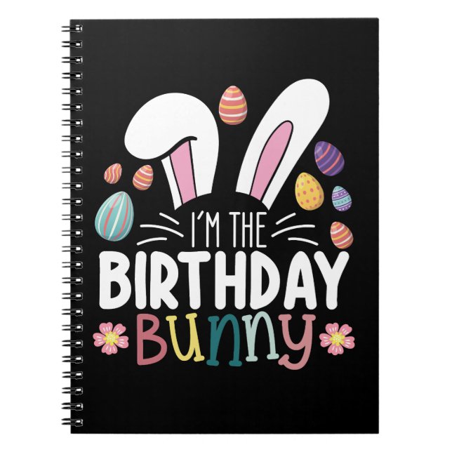 Cuaderno Soy la pareja de cumpleaños de la familia Bunny Ea (Frente)