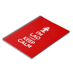 Cuaderno Soy Lao, no puedo mantener la calma