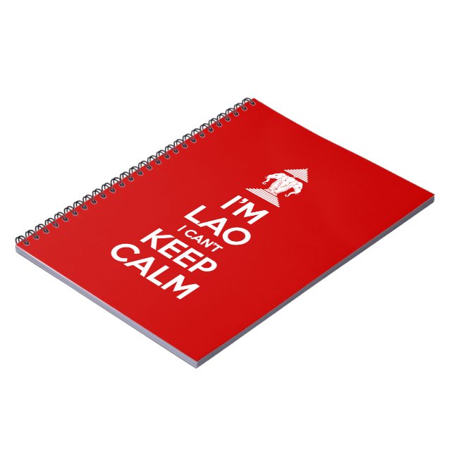 Cuaderno Soy Lao, no puedo mantener la calma (Lado Izquierdo)