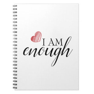 Cuaderno Soy Lo Suficiente Simple Inspirando La Cita De Afi