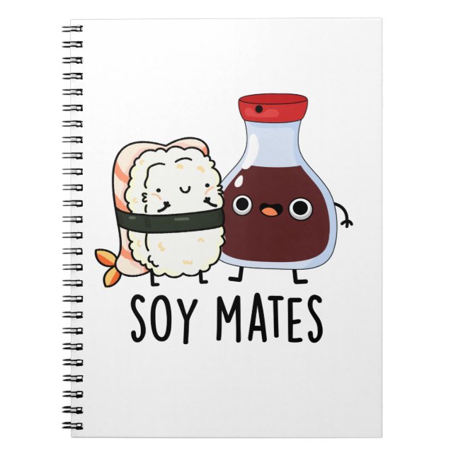 Cuaderno Soy Mates Divertido Juego de Palabras de Salsa de  (Frente)