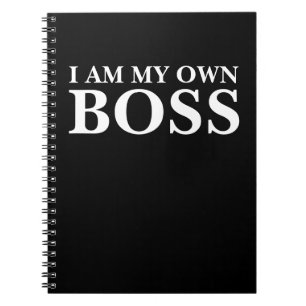 Cuaderno Soy mi propio Boss (texto y el color adaptables)