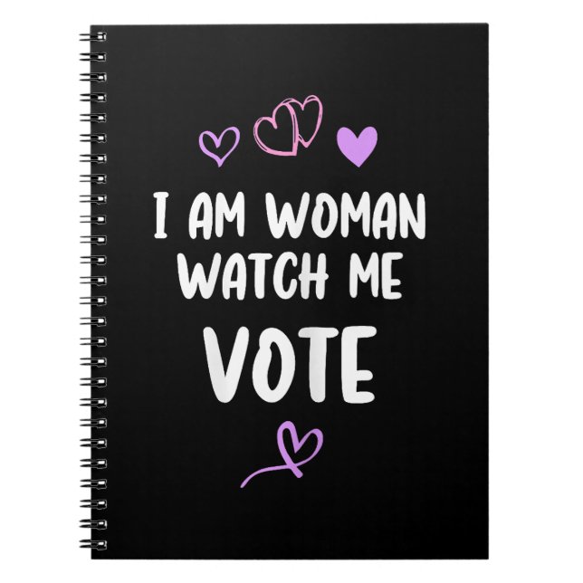 Cuaderno Soy Mujer Observarme Votar (Frente)
